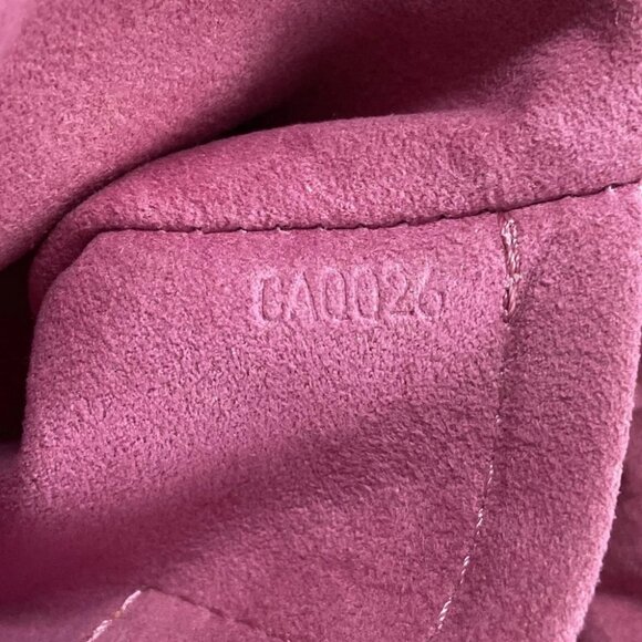 LOUIS VUITTON Mini Pleaty Fuchsia Monogram Denim Shoulder Bag - Picture 7 of 16